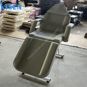 Table de massage et lit de beauté KISEN à prix d'usine pour salon de beauté, lit facial à forte capacité de charge, design incurvé - Product Image 5