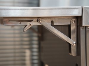 โต๊ะอ่างล้างจานพับได้สแตนเลส 201 ป้องกันสนิม ทนทานต่อการกัดกร่อน ใช้งานได้หลากหลายสถานการณ์ จากโรงงานโดยตรง - Product Image 4