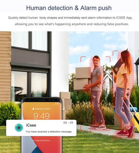 36X <span class=keywords><strong>Zoom</strong></span> óptico AI Humanoide Detección Alarma PTZ WIFI Cámara Visión nocturna a todo color Intercomunicador dual Impermeable IP Seguridad CMOS - Product Image 4