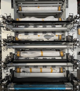 Máy in <span class=keywords><strong>flexo</strong></span> tám màu tương lai cho túi dây kéo 100-150m/phút - Product Image 4