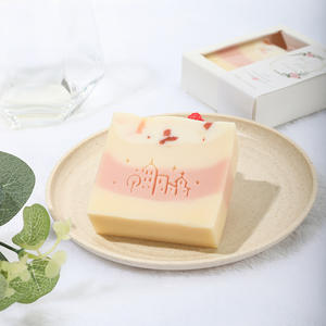 สบู่ล้างหน้าดีไซน์เค้กชั้นน่ารักทำมือโรยหลากสีไวท์เทนนิ่งสาหร่ายเชียบัตเตอร์ผิวแร่ - Product Image 3