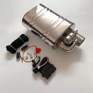 Système d'échappement de voiture en acier inoxydable de haute qualité avec silencieux à valve à vide simple de 3'' (76 mm) et commande à distance Valvetronic - Product Image 5