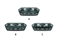 Grille avant en nid d'abeille de haute qualité pour Audi A7/A7L, en fibre de carbone noire, pour Audi A7/A7L 2019-2025