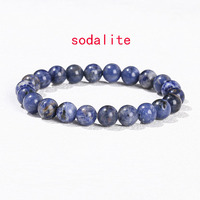 Bracelet de perles de cristal rose améthyste 6/8/10mm bracelet de pierres précieuses de guérison rouleau de jade bracelet de perles de pierre naturelle vente en gros