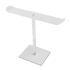 Có thể tháo rời rõ ràng <span class=keywords><strong>Acrylic</strong></span> Headband chủ t Hình dạng tầng tóc phụ kiện tổ chức hairband Vòng đeo tay <span class=keywords><strong>Bangle</strong></span> hiển thị - Product Image 4