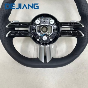 Volant de <span class=keywords><strong>voiture</strong></span> pour Mercedes-Benz CLASS W205 W204 W222 W463 W464 AMG GLA GLC CLS CLA Classe A Classe E - Volant en cuir - Product Image 5