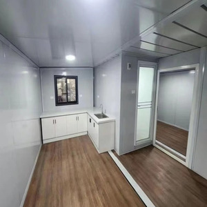 Casa Contenedor Plegable y Expandible de 2 Dormitorios, Moderna, de Lujo, Transpirable, con Panel Sándwich de Acero Prefabricado, para Oficina en Casa - Product Image 2
