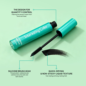 Máscara de Pestañas Extensible a Prueba de Agua Personalizable OEM, 10.7g, Secado Rápido, No Pegajosa, <span class=keywords><strong>con</strong></span> Cabezal de Silicona para Marca Privada - Product Image 5