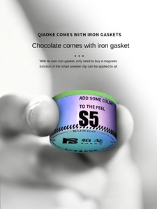 Tiza para Taco de Billar Craftsman Bergo S5 Profesional, Recomendada, en Polvo Verde Chocolate Matcha, en Tarro, 1/2 Barra, Caja, Opciones Multicolor - Product Image 4