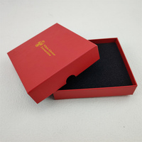 Boîte en carton mate imprimée au design personnalisé Logo doré personnalisé Boîte cadeau haut et bas de bijoux en papier écologique