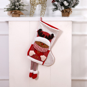 Santa Claus <b>Christmas</b> Stocking Set 63*31cm <b>Christmas</b> Decoration <b>Christmas</b> <b>Tree</b> Pendant Indoor Holiday Gift Snowman - Product Image 5