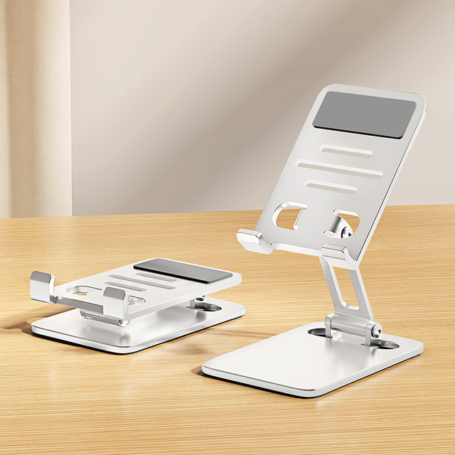 2026 New High-damping Pivot Super Strong Load-bearing Sturdy Durable 360 Degree Rotating Foldable Flexible Metal Phone Holder