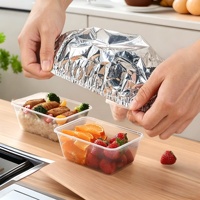 Housses alimentaires élastiques réutilisables, enveloppes en silicone pliables pour le stockage des restes de cuisine