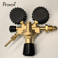 Régulateur de pression pour soudage et découpe, type CGA580, pour bouteille de gaz 3500psi/350psi, avec contrôle de débit, pour azote, argon, CO2, Europe, Italie