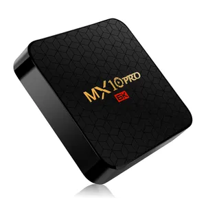 새로운 MX 10 프로 안드로이드 박스 Allwinner H6 쿼드 코어 RAM 4GB ROM 32GB 스마트 셋톱 박스 안드로이드 9.0 tv 박스