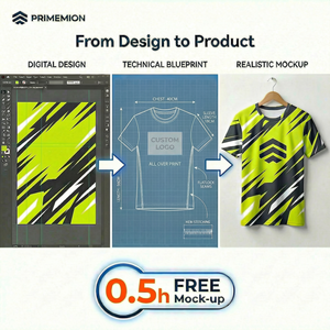 Haut de sport tricoté premium à manches longues avec ourlet fendu et imprimé - Bleu marine et vert forêt - Vêtements de performance personnalisés - Product Image 2