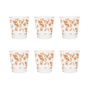 Vaisselle en verre Excelsa 25 cl, motif feuille d'oranger, lot de 6 - Product Image 2