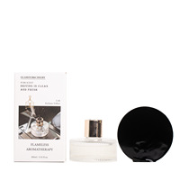 Diffuseur de parfum pour voiture en verre écologique 100 ml, sans alcool, sans flamme, parfum longue durée pour la maison et la voiture