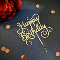 Acryl Handgefertigter Tortenaufsatz Stern für Weihnachten Alles Gute zum Geburtstag Kuchendekoration Backen Partydekoration