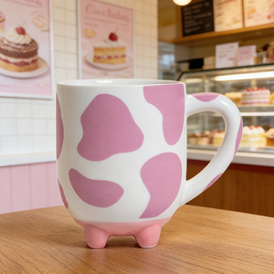 Tazza in Ceramica Ecologica Creativa e Carina per Caffè, Tè e Bevande Calde/Fredde, Personalizzabile, Adatta per Lavastoviglie e Microonde - Product Image 2