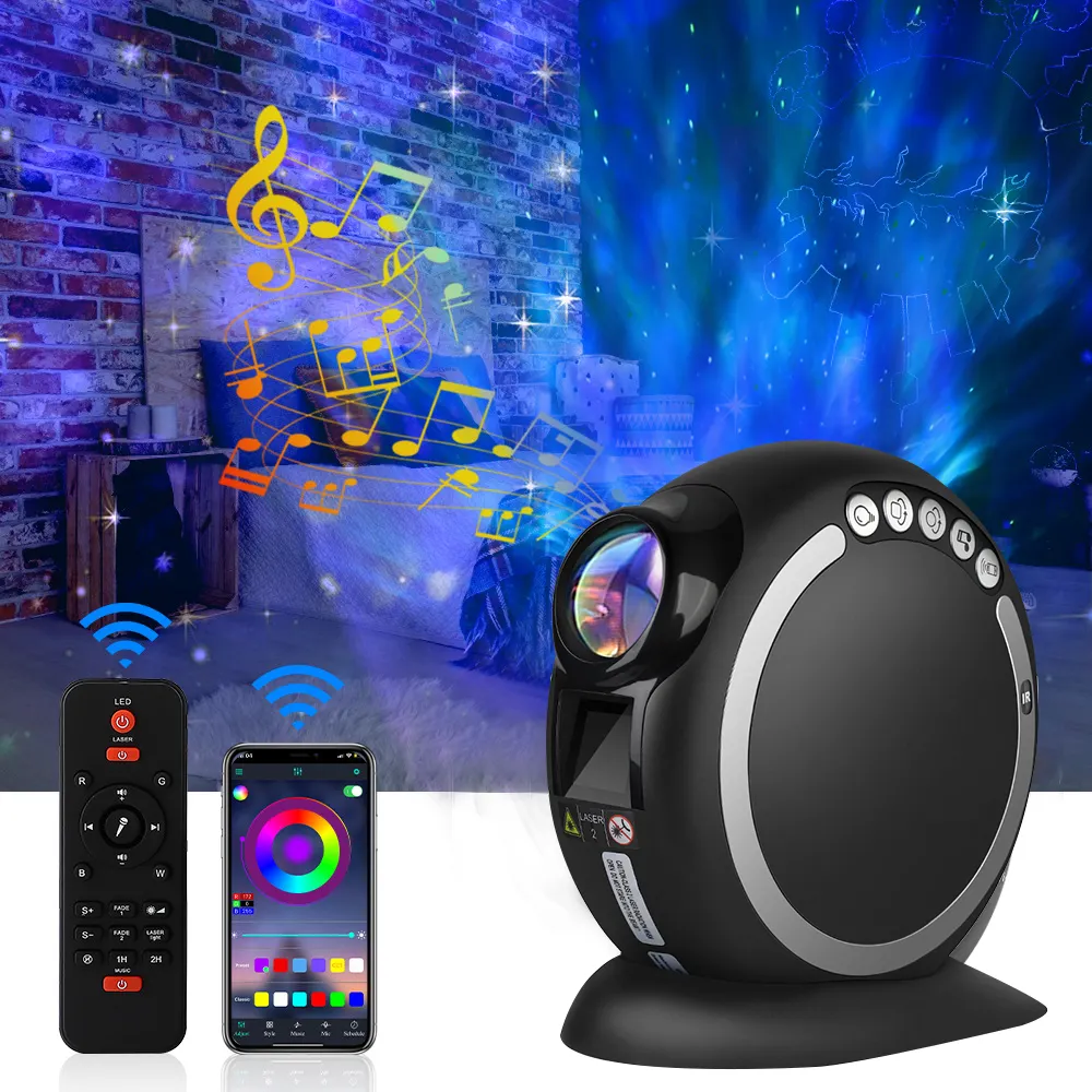 Amazon hot selling Remote Controlled LED Laser Sky Projector Star Starry Night Light Projector