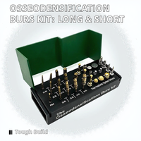 SURTECHS INTERNATIONAL Long Short Osseodensification Burs Kit Manual Power Source Stainless Steel 29-Piece Kelas II Bersertifikat CE
