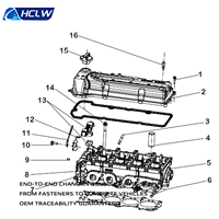 New Genuine OEM Engine Cylinder Head Gasket Assembly for Changan CS15 3rd Gen Yuexiang Part Number EA10001-0100 3 Months