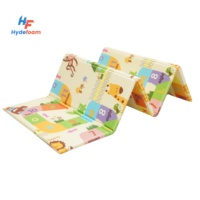 Matras Main Bayi Lipat Hydefoam Tebal XPE Bebas Phthalates, Formaldehida, dan Formamida untuk Bermain Tummy Time yang Aman