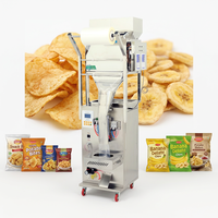 Automatische notenverpakkingsmachines voor kleine bedrijven, 20 zakjes/min popcorn, bananen, aardappelchips, multifunctionele verpakkingsmachines