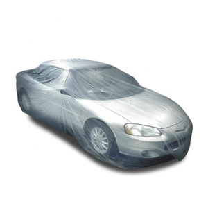 L'usine fournit directement des vêtements de voiture transparents jetables Film plastique résistant au soleil et à la pluie Housse de voiture pour <span class=keywords><strong>automobile</strong></span> - Product Image 3