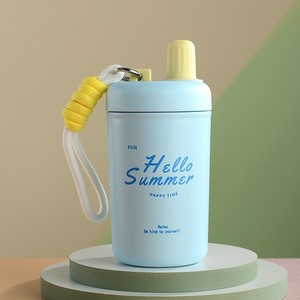 MM <span class=keywords><strong>Bouteille</strong></span> d'eau portable avec paille et corde <span class=keywords><strong>Bouteille</strong></span> d'eau chaude froide d'été <span class=keywords><strong>Jus</strong></span> de café <span class=keywords><strong>sous</strong></span> <span class=keywords><strong>vide</strong></span> en acier inoxydable - Product Image 6