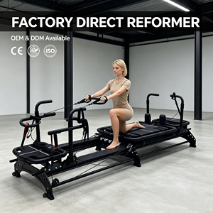 JOYFIT Macchina <span class=keywords><strong>Pilates</strong></span> Xformer di Lusso, Reformer Fitness con Struttura in Lega di Alluminio, Attrezzatura Professionale per Studio e Palestra - Product Image 1