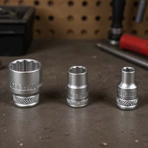 Clé à douille polygonale Fervi, série normale, jeu de 12 mm, 10 mm, 8 mm - Product Image 3