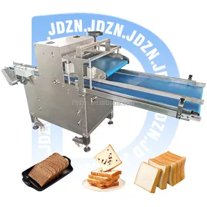 Diskon mesin kemasan roti bakar Semi otomatis pita Pvc pengiris roti kipas leher berbentuk penyegel mesin kemasan