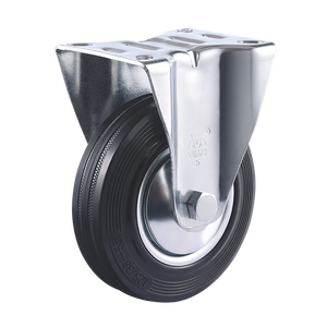 VIMA Universal 3-Zoll 75mm Schwerlast-Schwenkrolle mit Bremse für Trolley-Wagen Gummi-Eisen 40kg Industrierolle für Schränke - Product Image 2