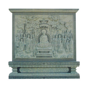 Tượng Điêu Khắc Hình Tượng Phật Vajrapani, Tượng Trang Trí Nhà Cổ Tượng Chạm Nổi Bên Ngoài Bức Tường Thần Bằng Đá Trung Quốc - Product Image 4