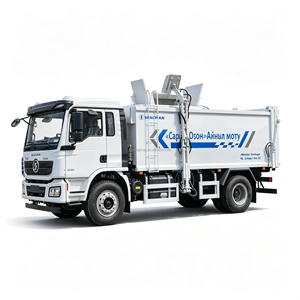รถบรรทุกขยะอัดแบบยกข้าง SHACMAN L3000 จากโรงงาน สำหรับเก็บขยะในเขตเทศบาล เพื่อการทำความสะอาดเมือง - Product Image 1