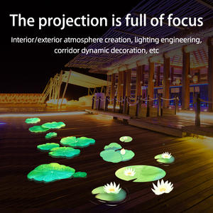 Dynamique flottant créatif magasin décoration <span class=keywords><strong>fond</strong></span> parc éclairage atmosphère personnalisé flottant ombre projection lumières - Product Image 5