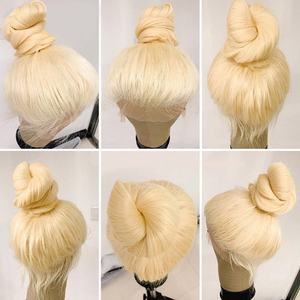 Straight 613 Raw Indian Virgin Human <b>Hair</b> Transparent Lace Frontal Closure Wig Blonde HD Full Lace Front Wig Human <b>Hair</b> Vendor - Product Image 6