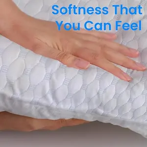 Cooling Gel Technology Adjustable Shredded Bamboo Memory Foam Customized Fabric Pillow With Removable Washable Cover