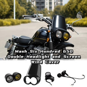 <span class=keywords><strong>Mash</strong></span> seicento 650 carenatura anteriore del parabrezza della motocicletta con copertura della luce anteriore del parabrezza - Product Image 3