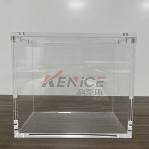 Phong Cách Hiện Đại Cao Trong Suốt Acrylic ETB Hiển Thị Trường Hợp Thân Thiện Với Môi Từ Perspex ETB Hiển Thị Hộp Cho Cửa Hàng Sử Dụng - Product Image 6