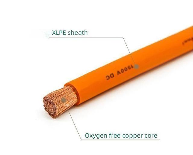 New Energy EV High Voltage Power Cable Unshielded Copper High Temperature Wire Available Sizes 2.5 240 Square Meters 1500V High