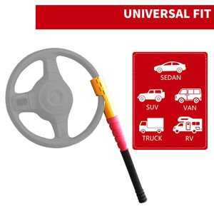 Serrure de <span class=keywords><strong>volant</strong></span> en alliage robuste avec noyau en laiton-Serrure de voiture antivol universelle pour SUV/camion/fourgonnette-Pas d'<span class=keywords><strong>alarme</strong></span> - Product Image 4