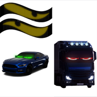 Panel de Píxeles LED RGB Inteligente con Control por Aplicación iPixel, Lámpara de Ojo de Diablo de 5V, IP65, para Accesorios de Iluminación de Camiones y Automóviles