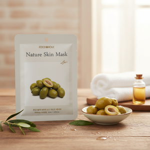 Masque visage hydratant nourrissant à l'extrait de fruit d'olive et à l'acide hyaluronique, sans parfum, sans parabène, anti-rides, soin de la barrière cutanée - Product Image 3