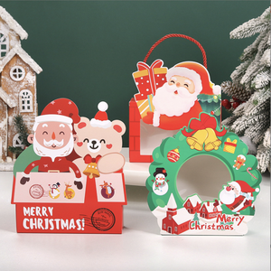 Emballage cadeau en papier Apple Belle boîte de papier de Noël pour gâteau aux bonbons - Product Image 5