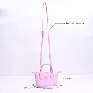 Stampa modello <span class=keywords><strong>donna</strong></span> ragazza regalo Pouchette Mini tracolla custodia impermeabile in Nylon <span class=keywords><strong>rosa</strong></span> Messenger Mini Tote Bag - Product Image 6