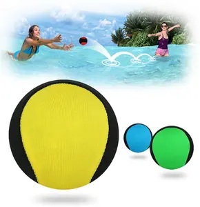 Großhandel schwimmen strand ball-Kunden spezifisches Design Top-Qualität Beach Water Bouncing Ball Schwimmbad spielen Stoff bezug TPR Gel Water Bounce Ball
