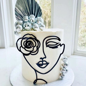 Nueva <span class=keywords><strong>Decoración</strong></span> <span class=keywords><strong>de</strong></span> Pastel Estilo Ins, Adorno <span class=keywords><strong>de</strong></span> Acrílico con Rostro <span class=keywords><strong>de</strong></span> <span class=keywords><strong>Mujer</strong></span>, <span class=keywords><strong>Decoración</strong></span> <span class=keywords><strong>para</strong></span> Pasteles al por Mayor - Product Image 6